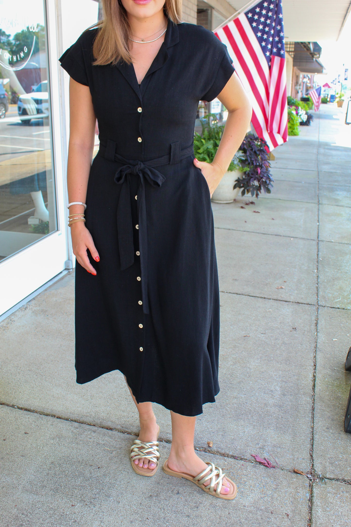 MIDNIGHT MUSE MIDI DRESS