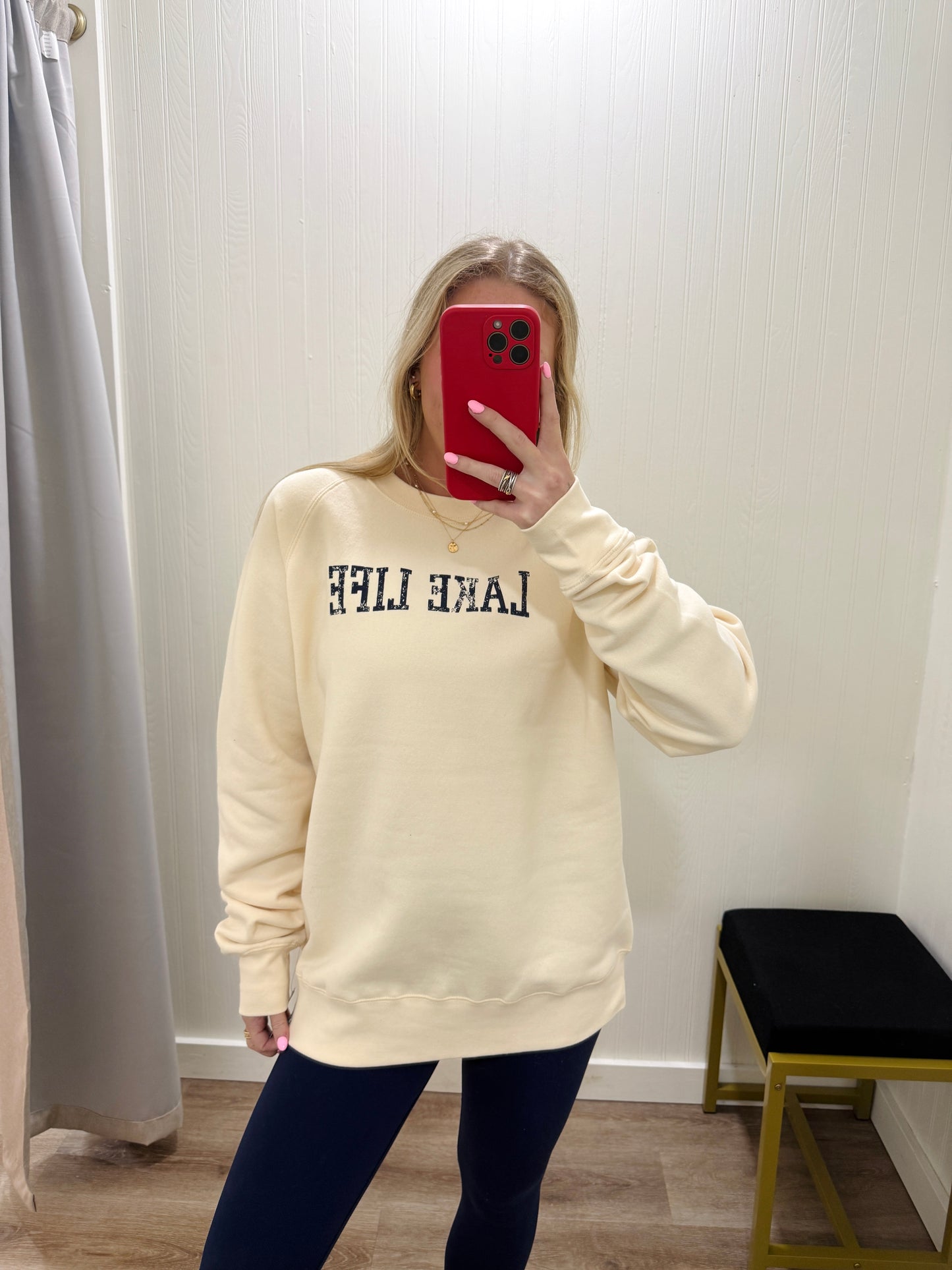 SANDBAR LAKE LIFE CREWNECK