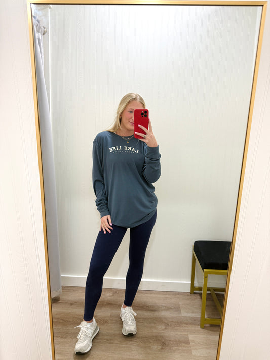 LONG SLEEVE LAKE LIFE TEE