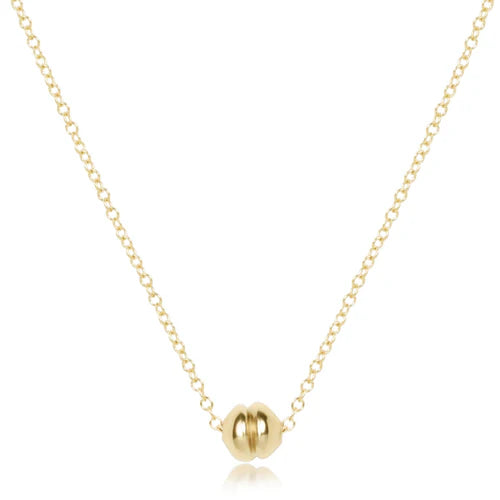 16" NECKLACE GOLD- ADMIRE SMALL GOLD