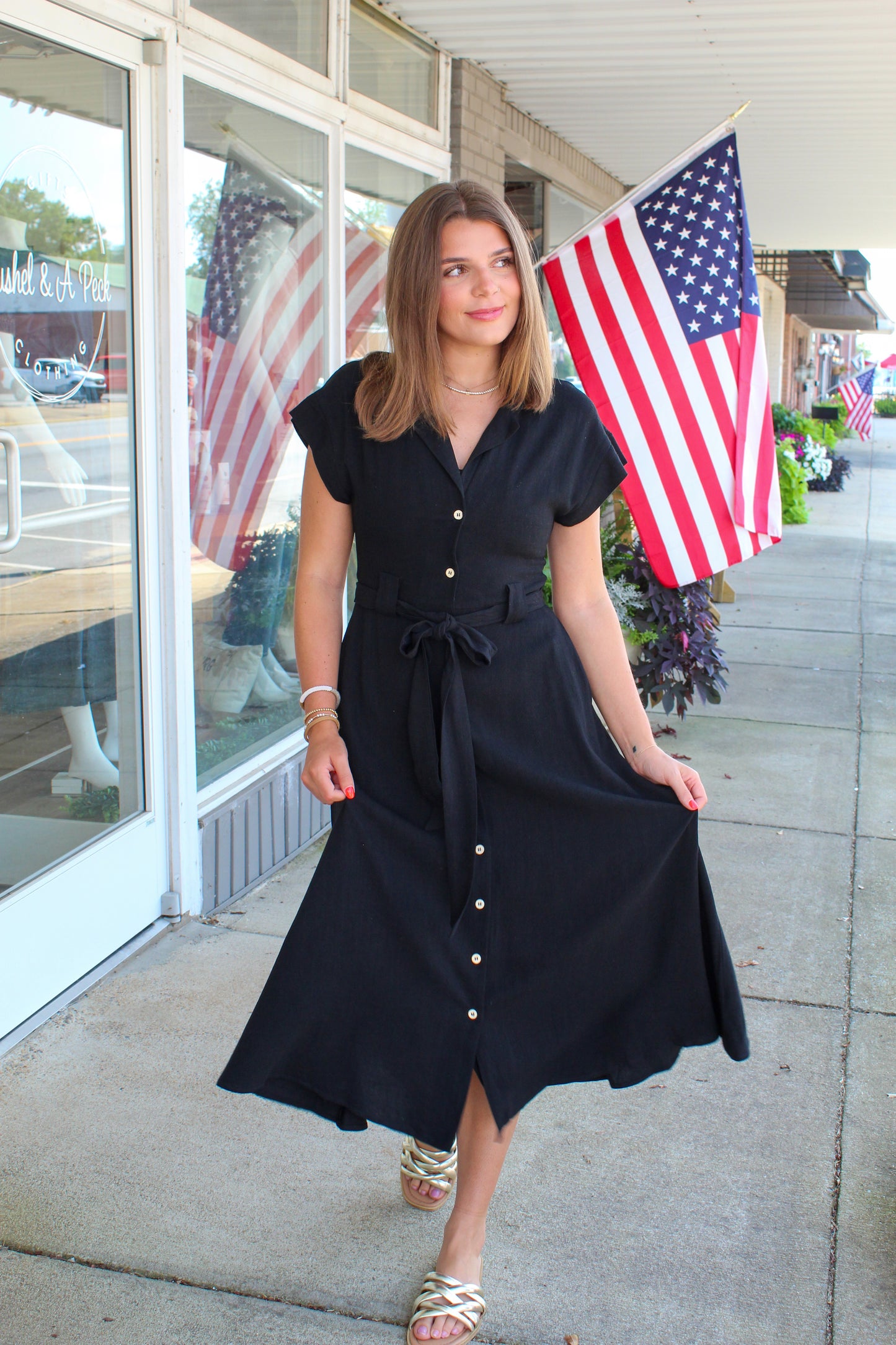 MIDNIGHT MUSE MIDI DRESS
