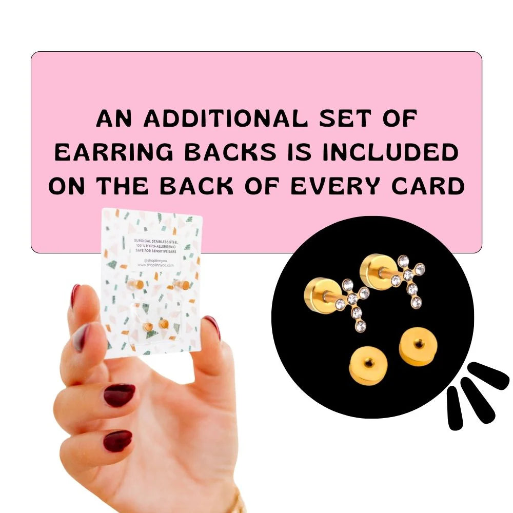 ABIGAIL PEARL- SCREWBACK STUD