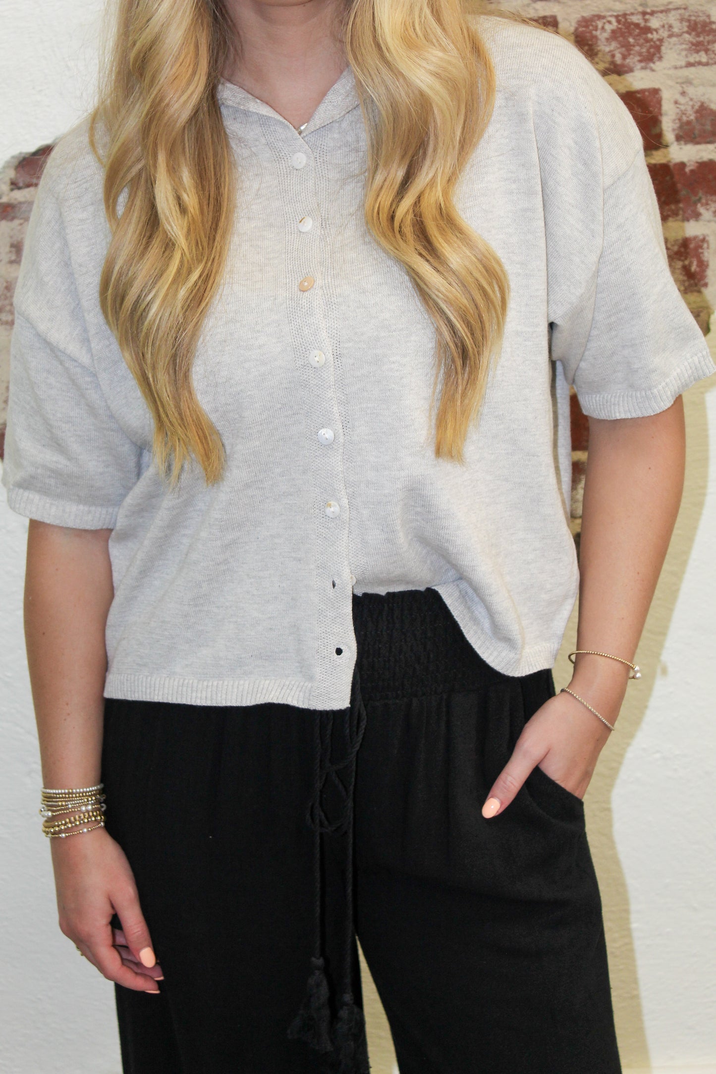 LOGAN CARDIGAN | HEATHER GREY
