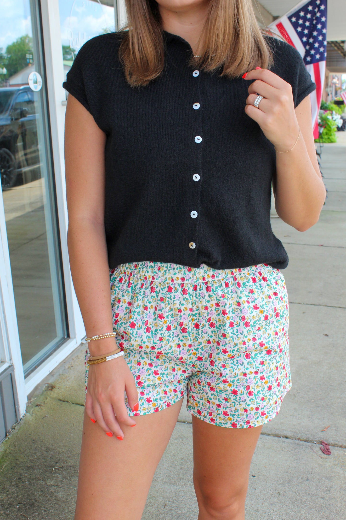 PIPER VEST CARDIGAN | BLACK