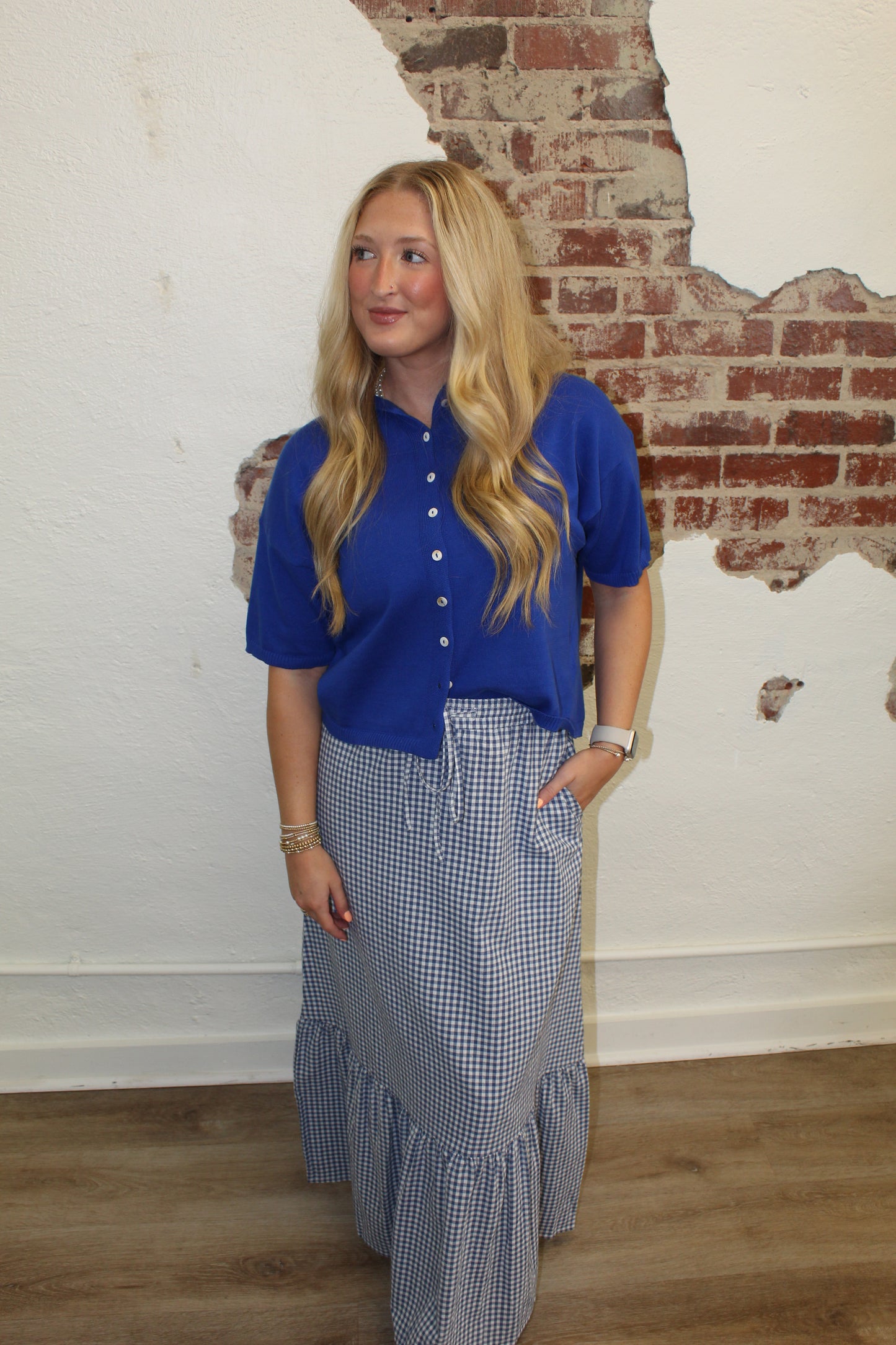 ELOREA GINGHAM SKIRT