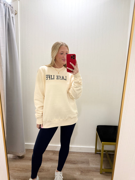 SANDBAR LAKE LIFE CREWNECK