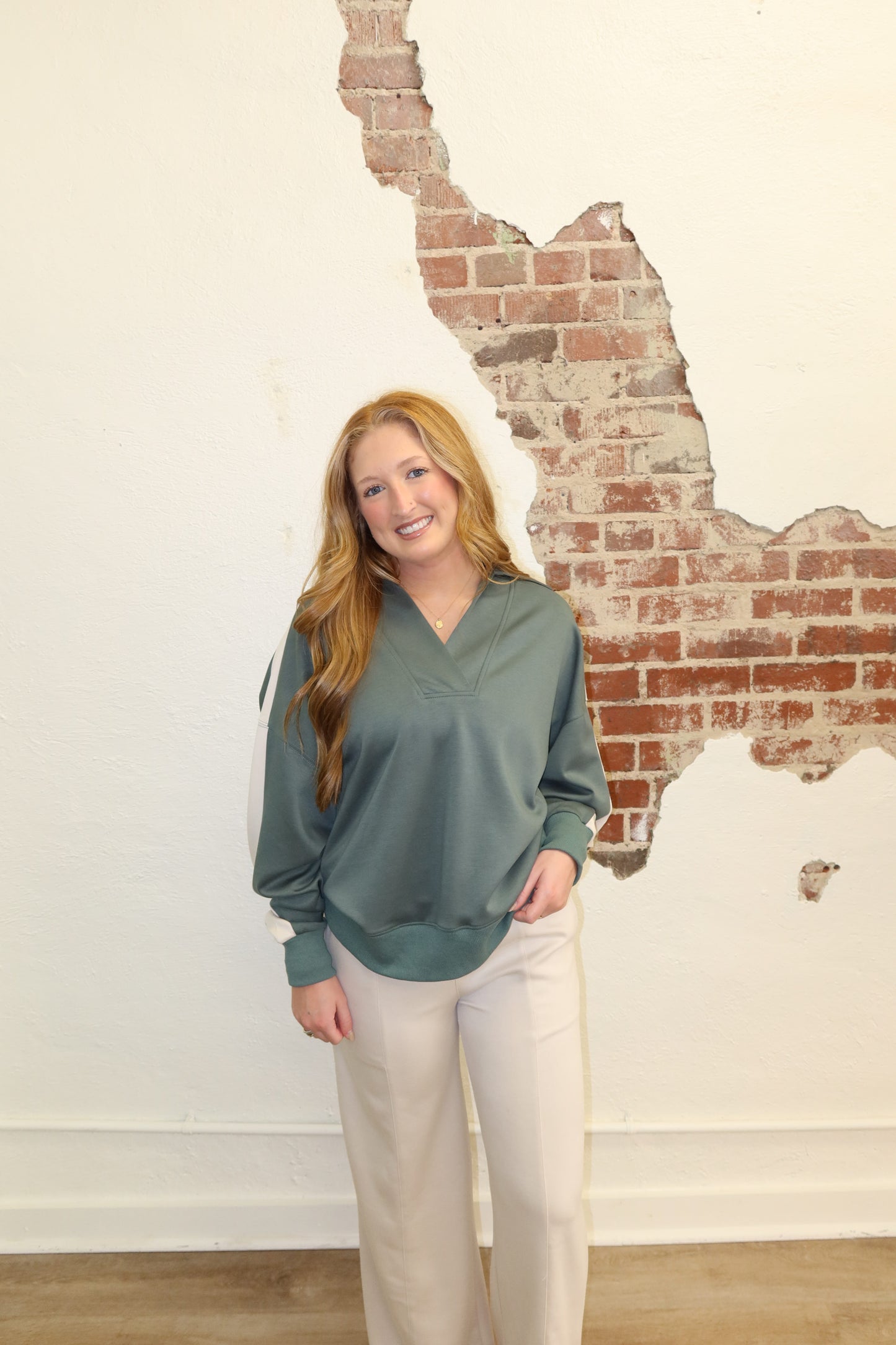 LAGOON TIDE POLO SWEATSHIRT