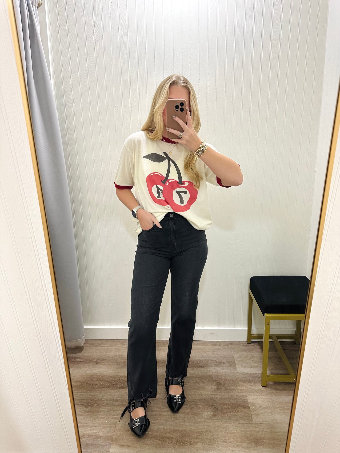 TRACEY WASHED BLACK STRAIGHT LEG JEANS