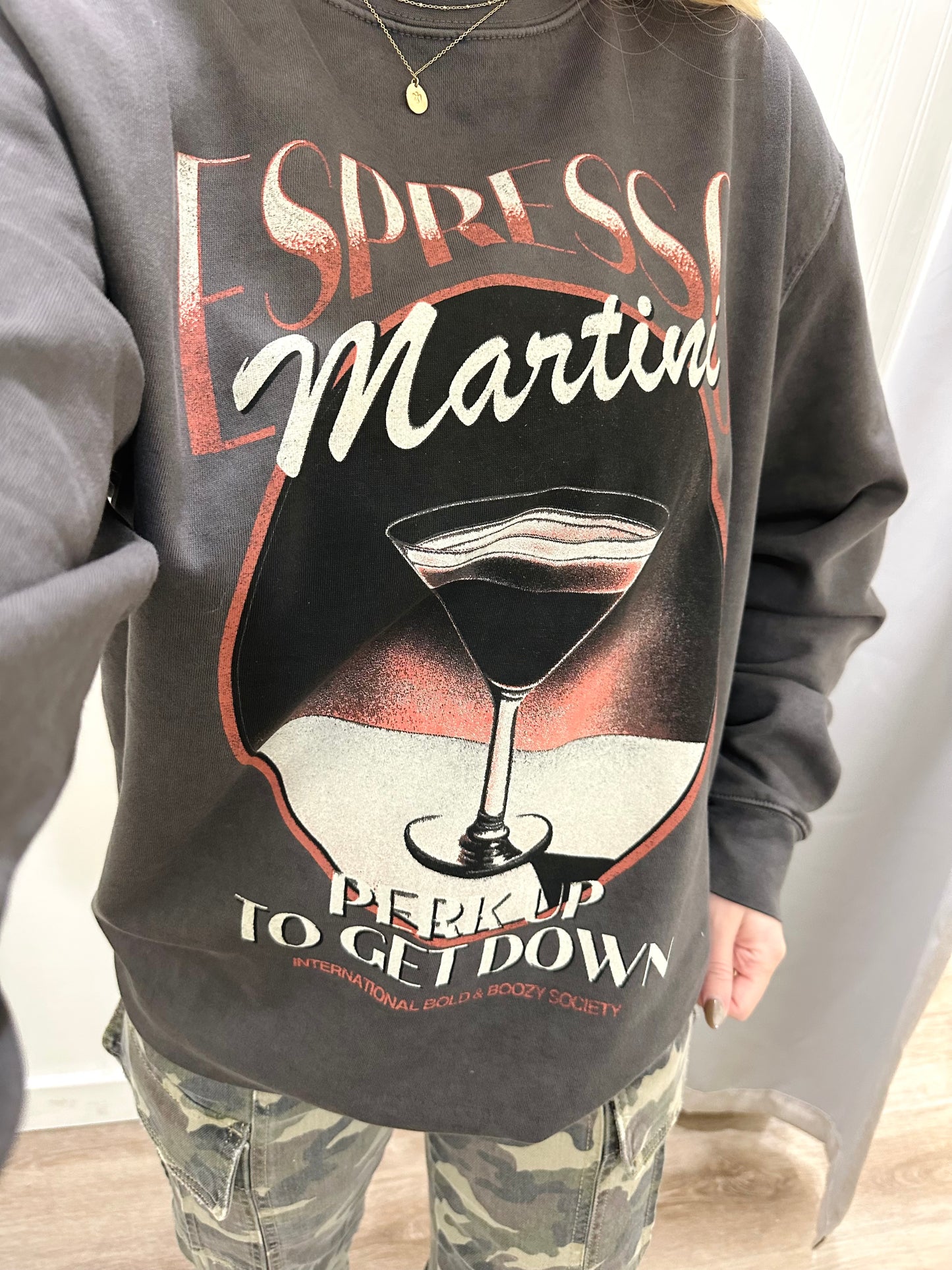VINTAGE ESPRESSO MARTINI SWEATSHIRT