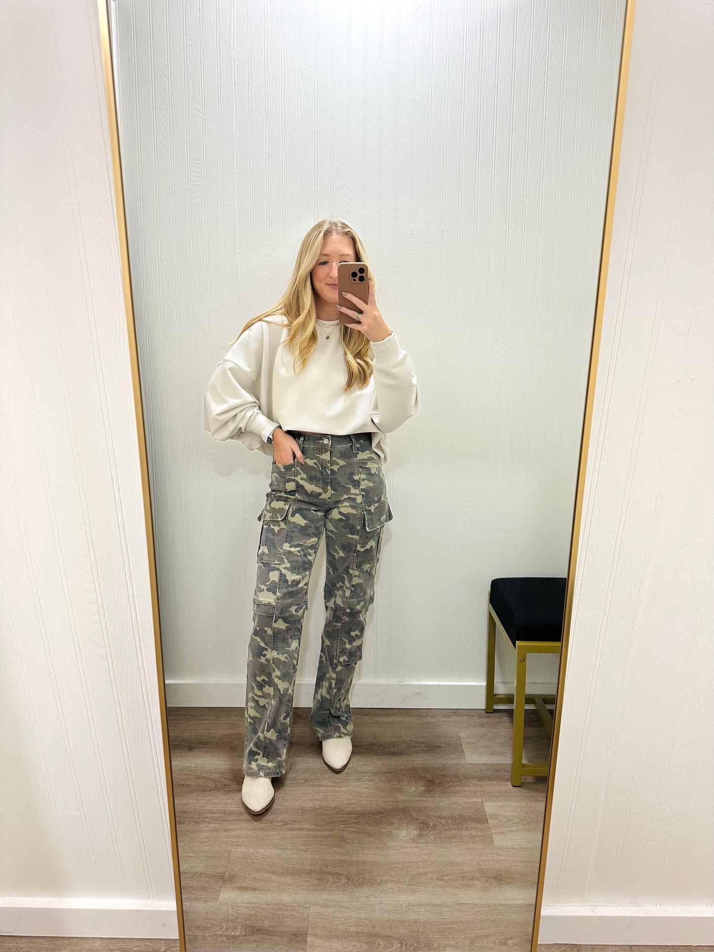 TRACEY CAMO CARGO JEANS