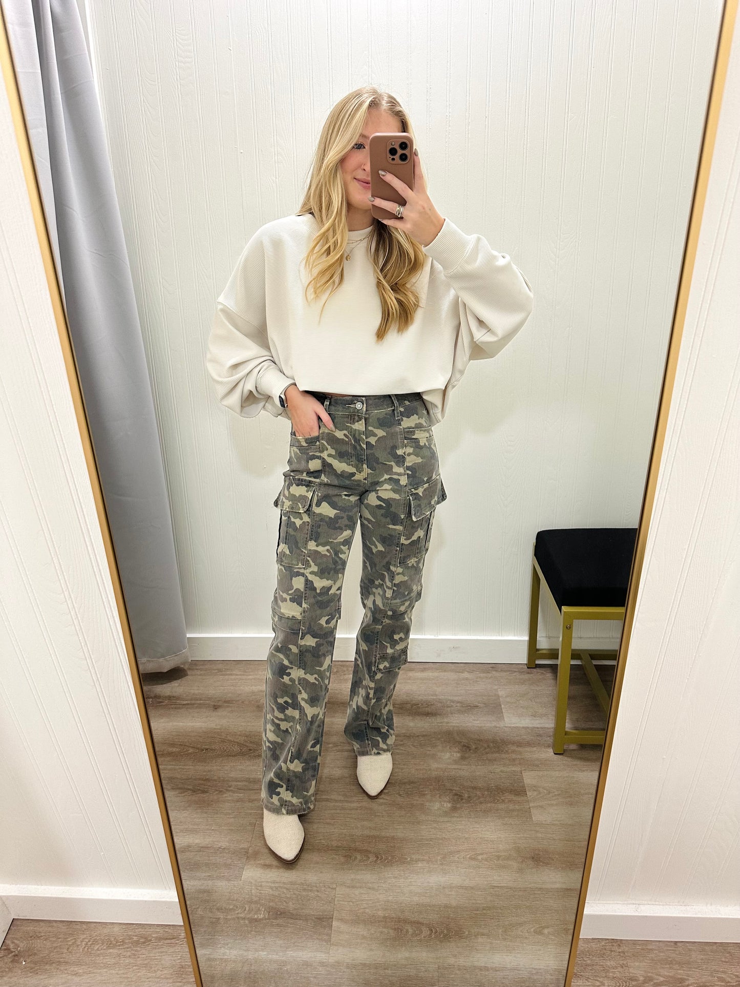 TRACEY CAMO CARGO JEANS