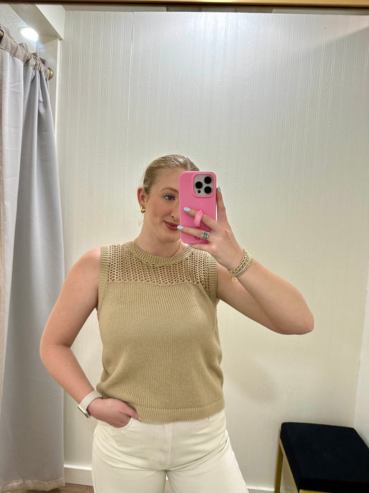 CROCHET SWEATER TANK
