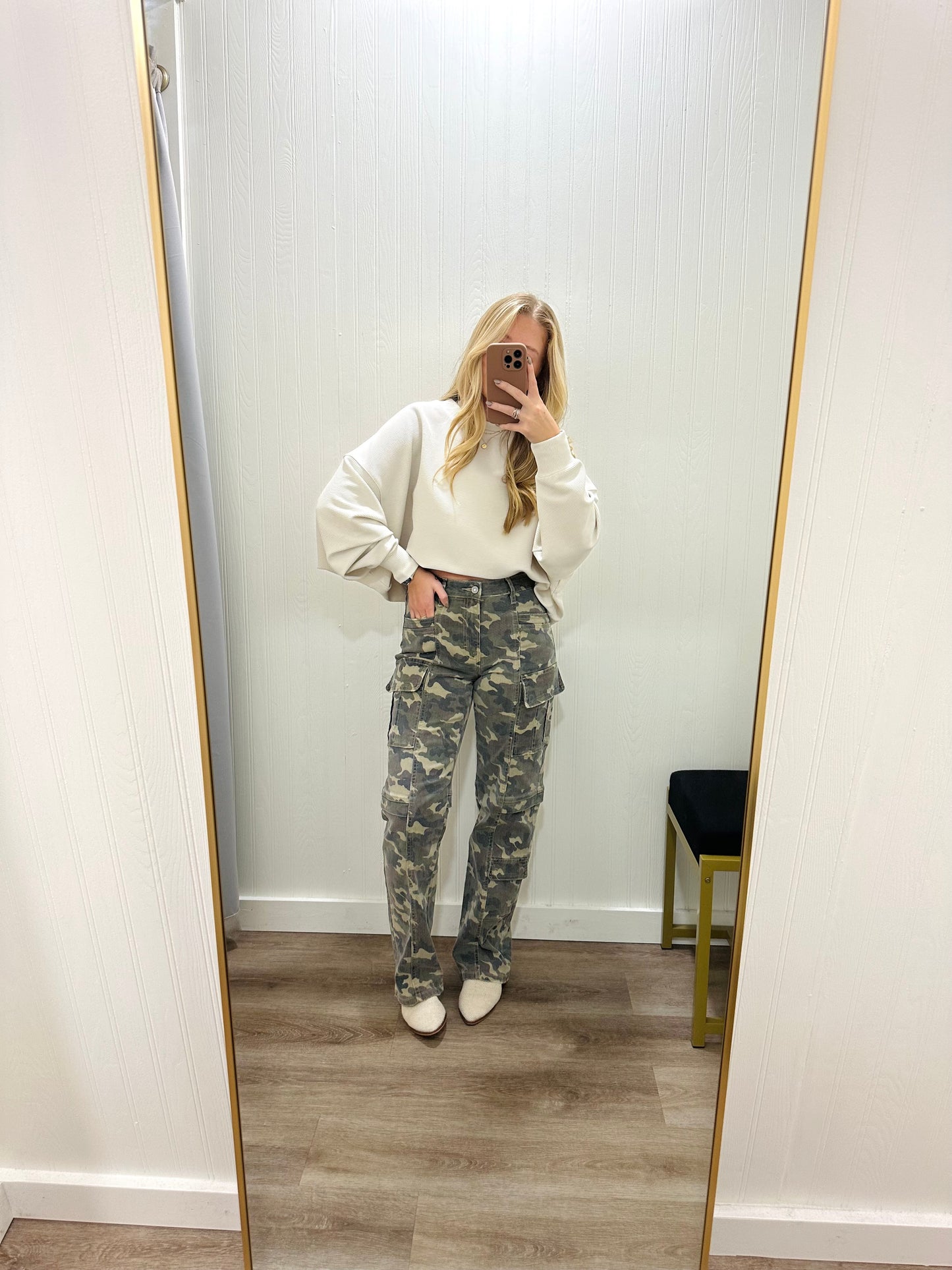 TRACEY CAMO CARGO JEANS