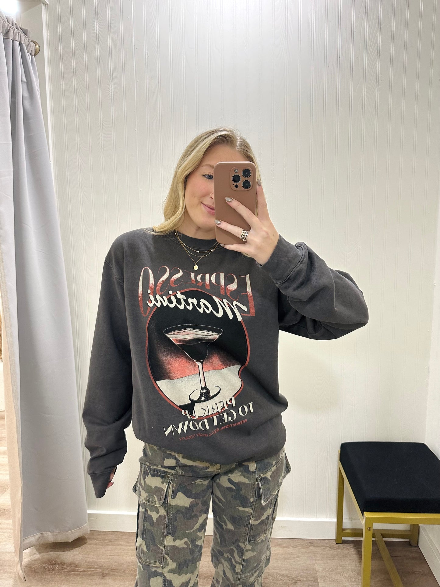 VINTAGE ESPRESSO MARTINI SWEATSHIRT