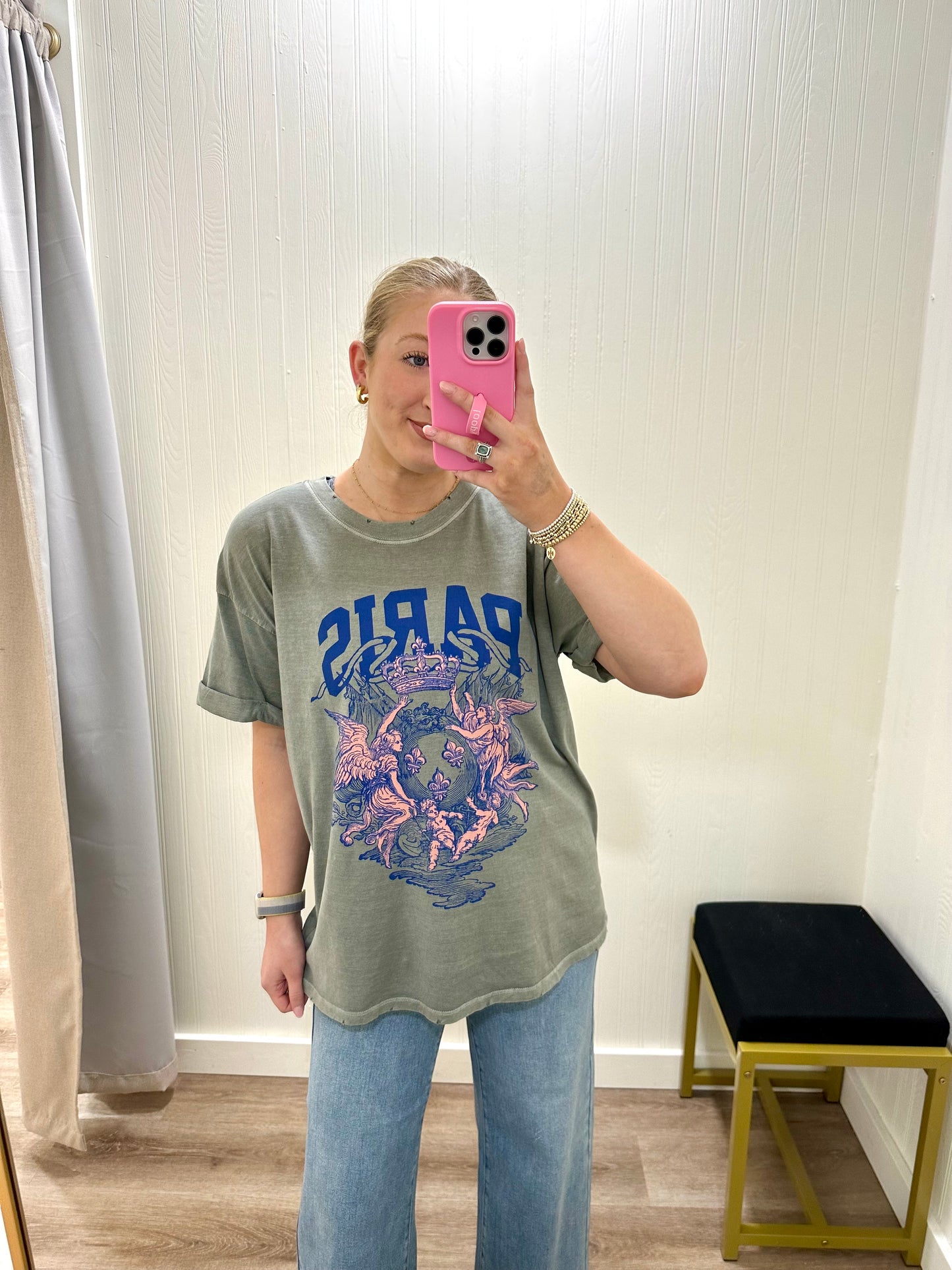 VINTAGE PARIS BOYFRIEND TEE