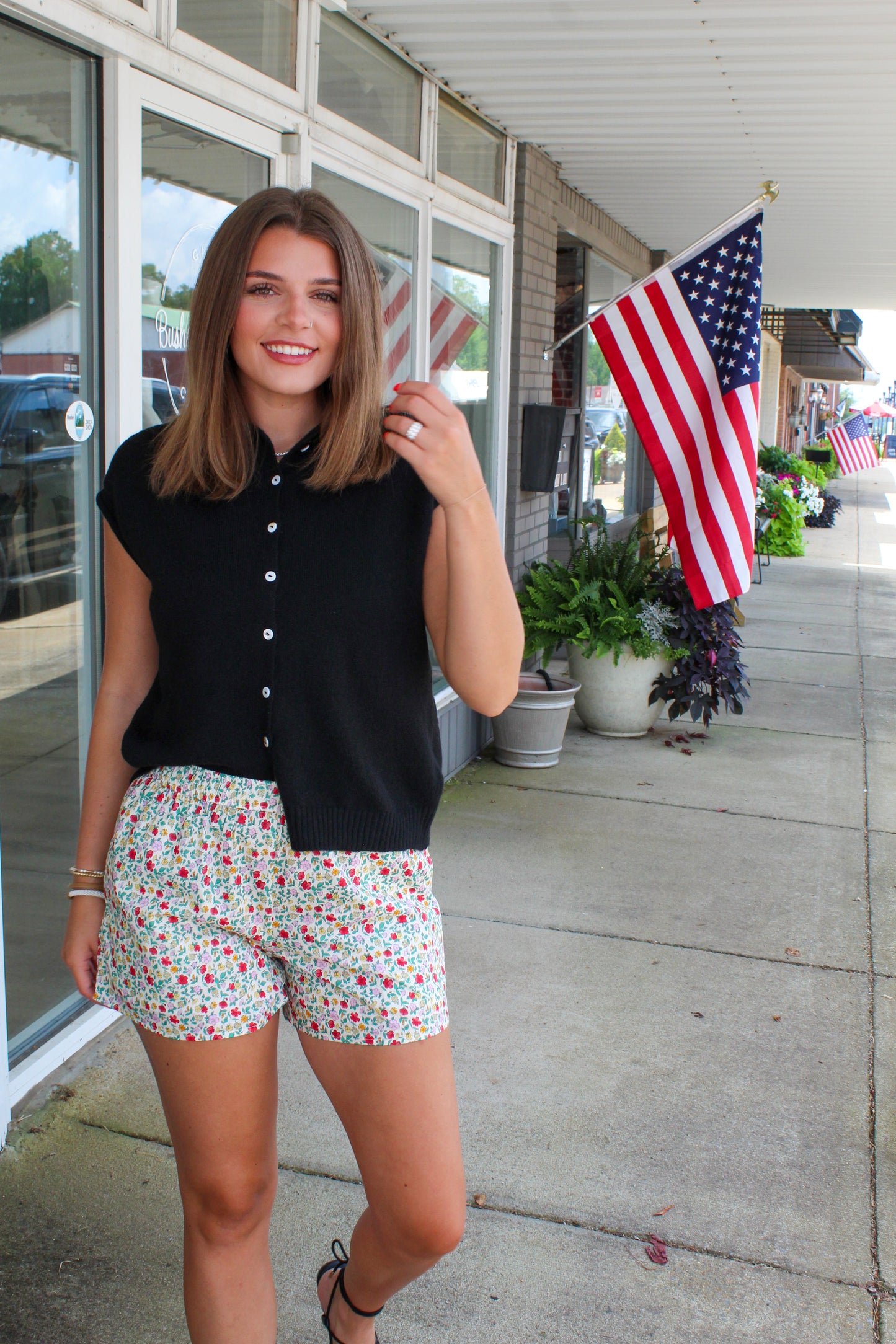 PIPER VEST CARDIGAN | BLACK