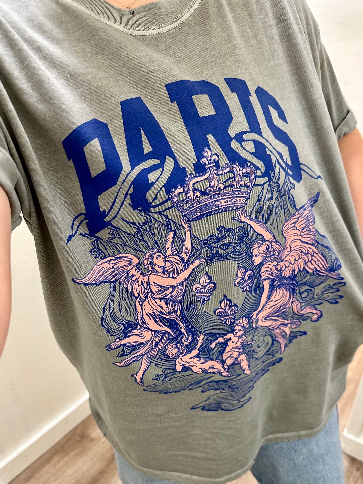 VINTAGE PARIS BOYFRIEND TEE