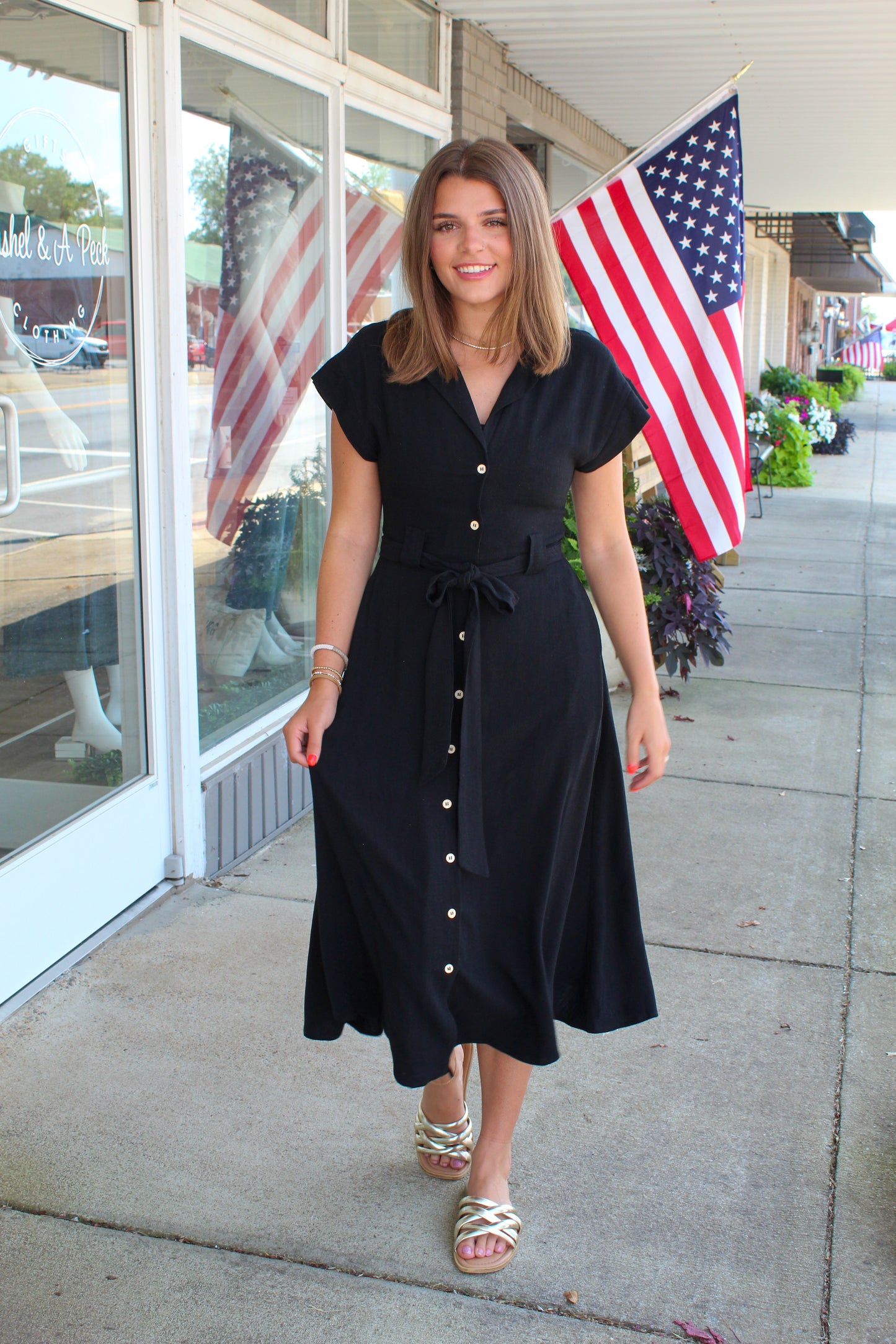 MIDNIGHT MUSE MIDI DRESS