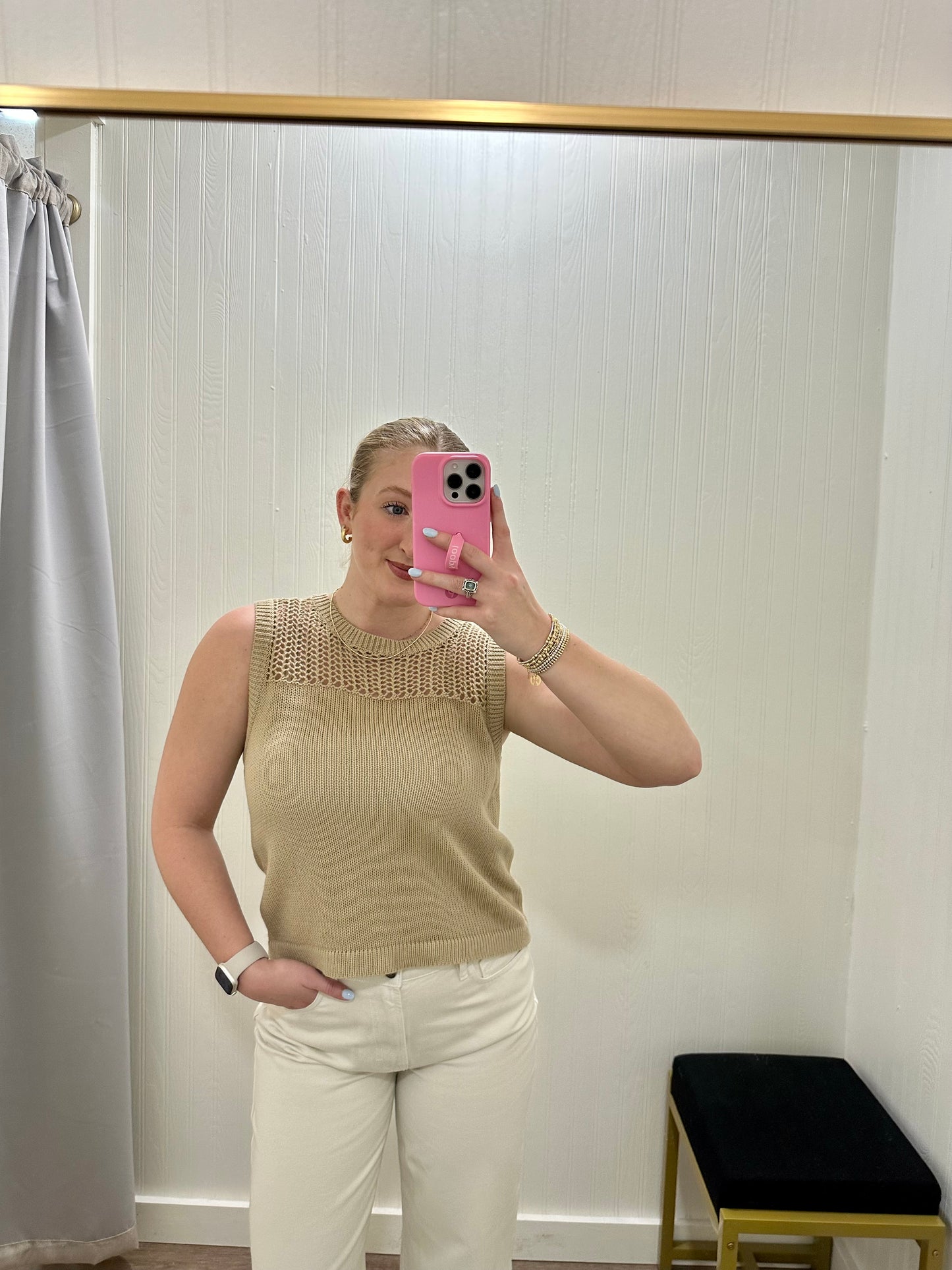 CROCHET SWEATER TANK