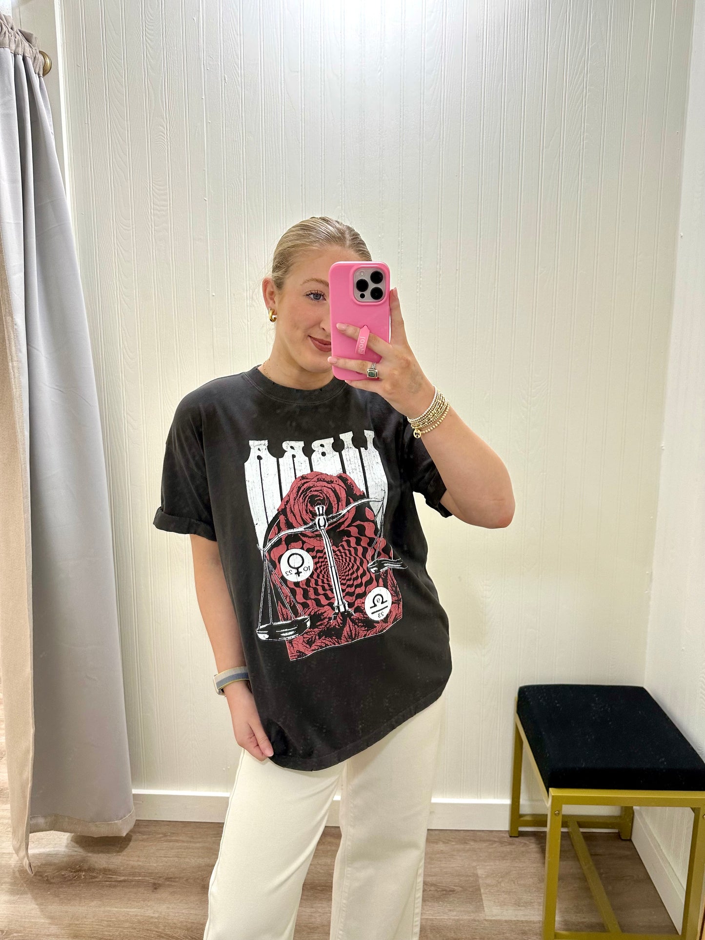 VINTAGE LIBRA BOYFRIEND TEE