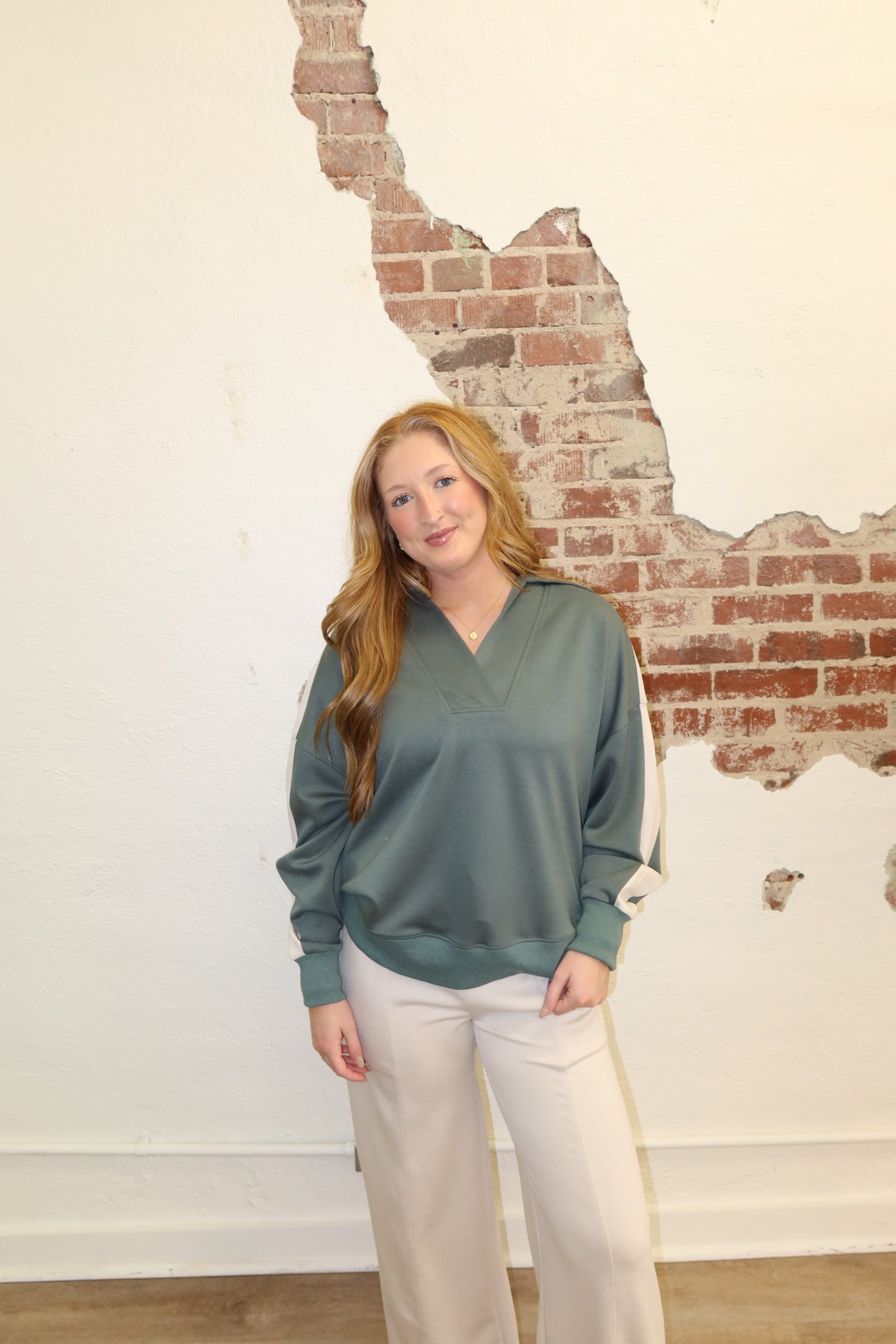 LAGOON TIDE POLO SWEATSHIRT