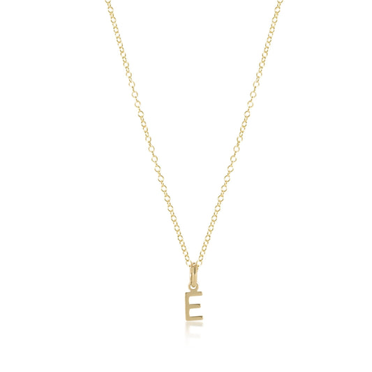 16" RESPECT GOLD CHARM NECKLACE
