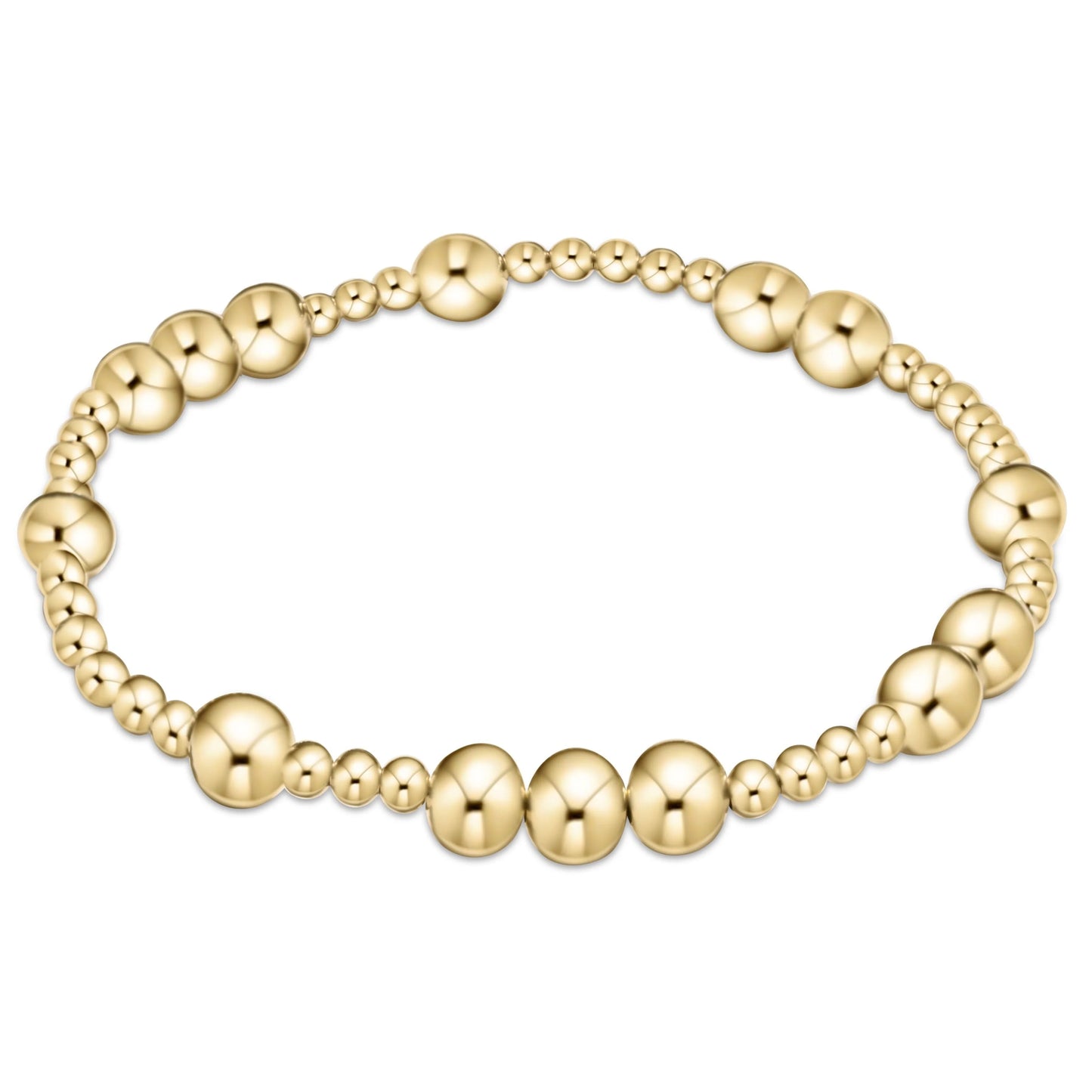 HOPE UNWRITTEN 6MM BEAD BRACELET- GOLD