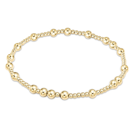 HOPE UNWRITTEN 4MM BEAD BRACELET- GOLD