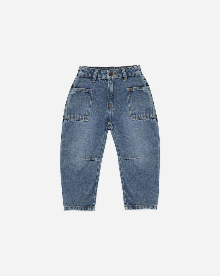 BARREL PANT || INDIGO