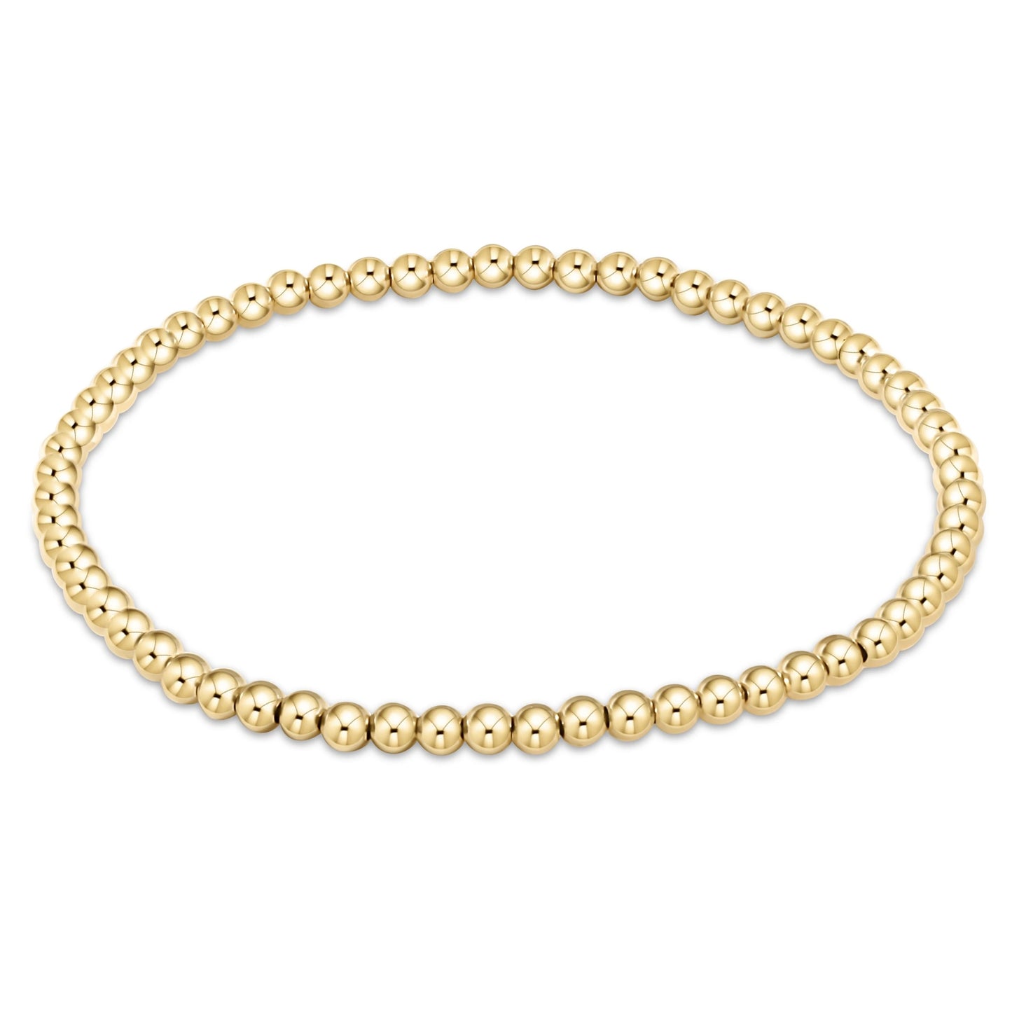 EXTENDS- CLASSIC 3MM BEAD BRACELET