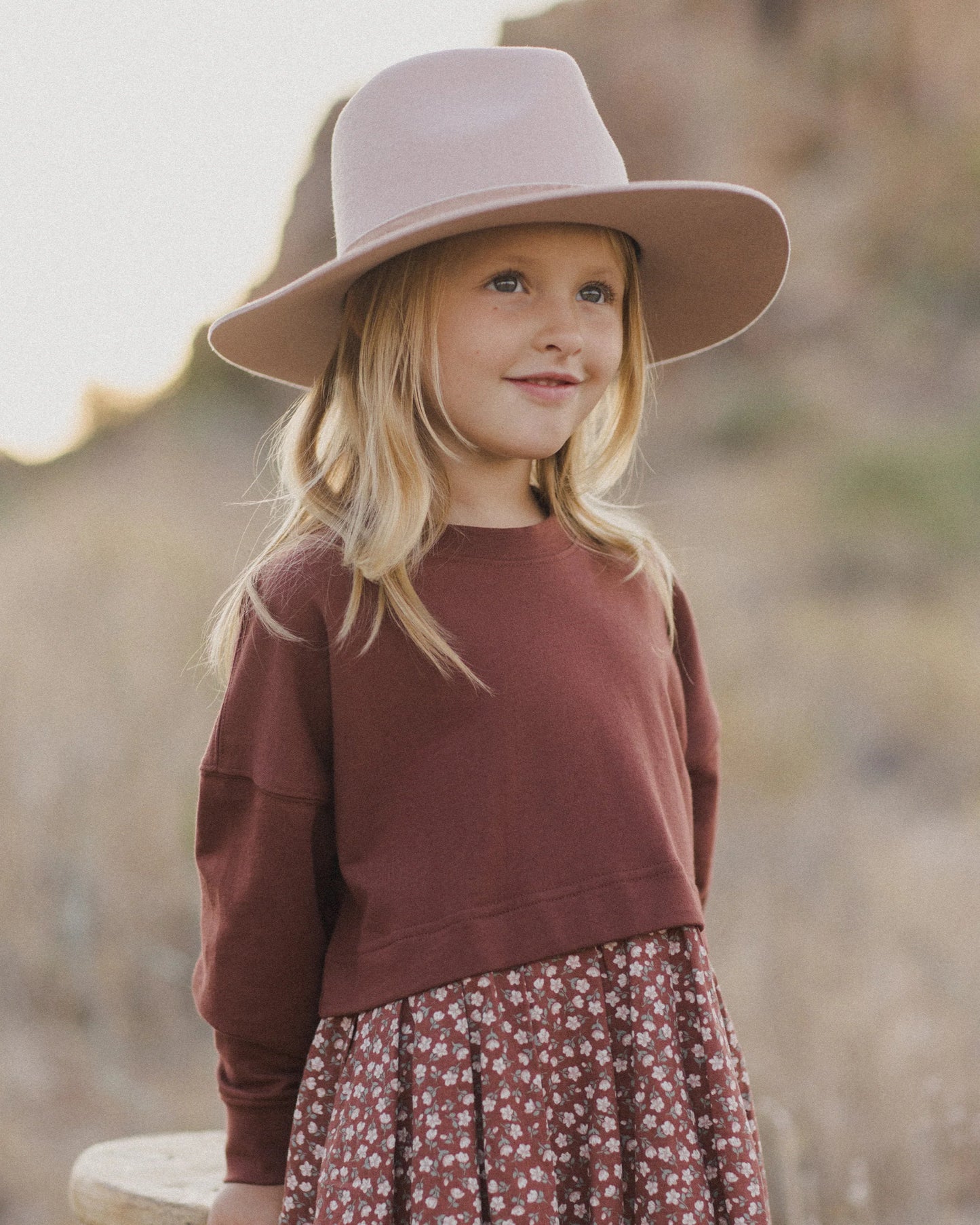 SWEATSHIRT DRESS || ROSETTE