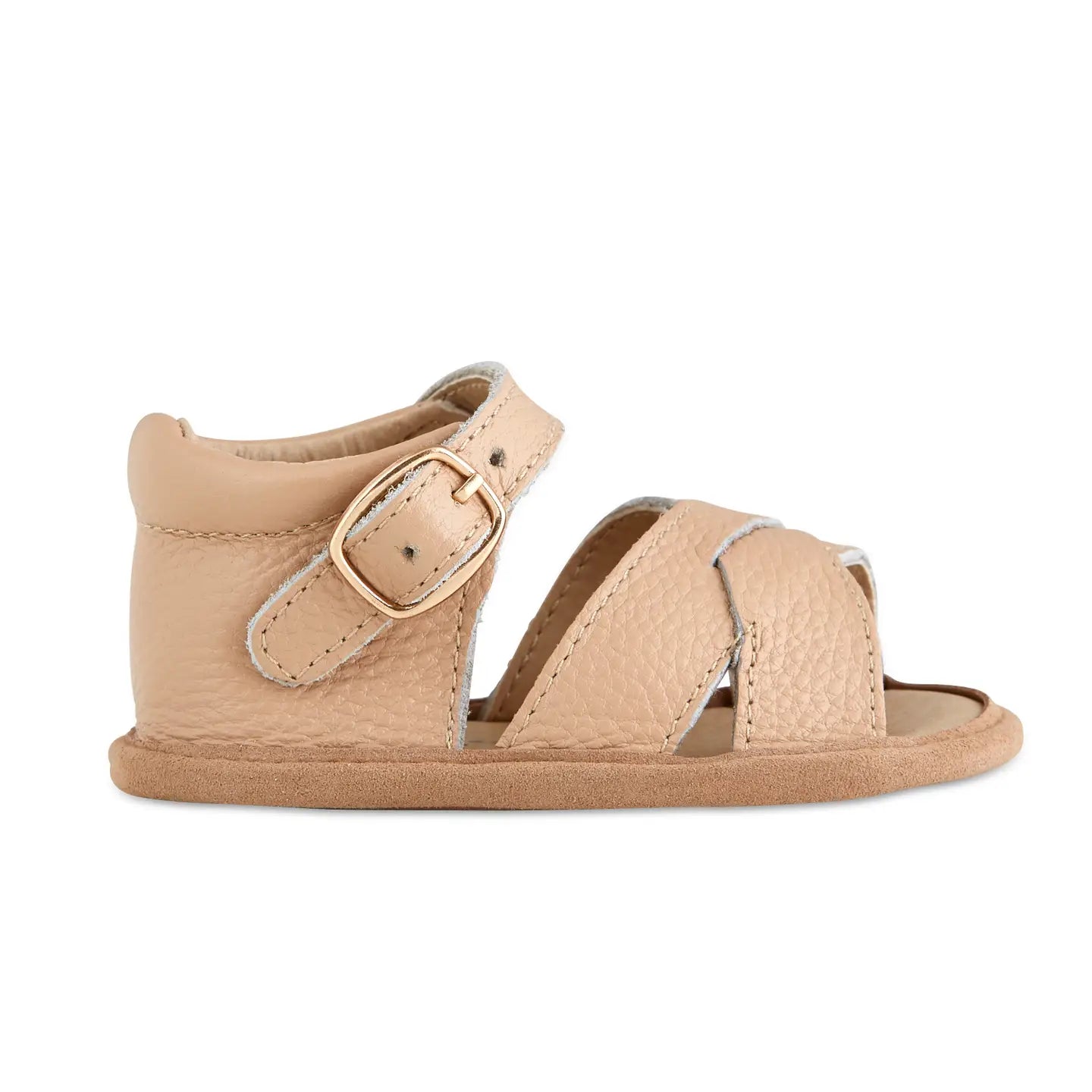 TAN LEATHER BABY SANDALS