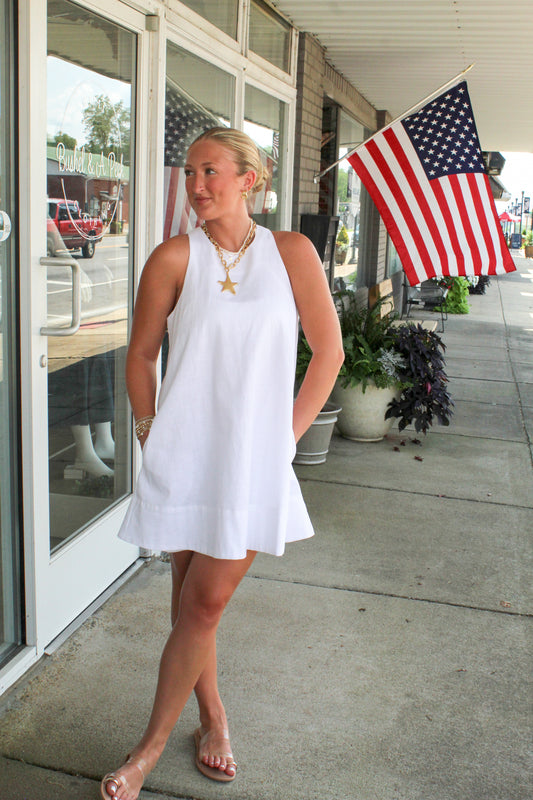 WHITE SANDS DRESS