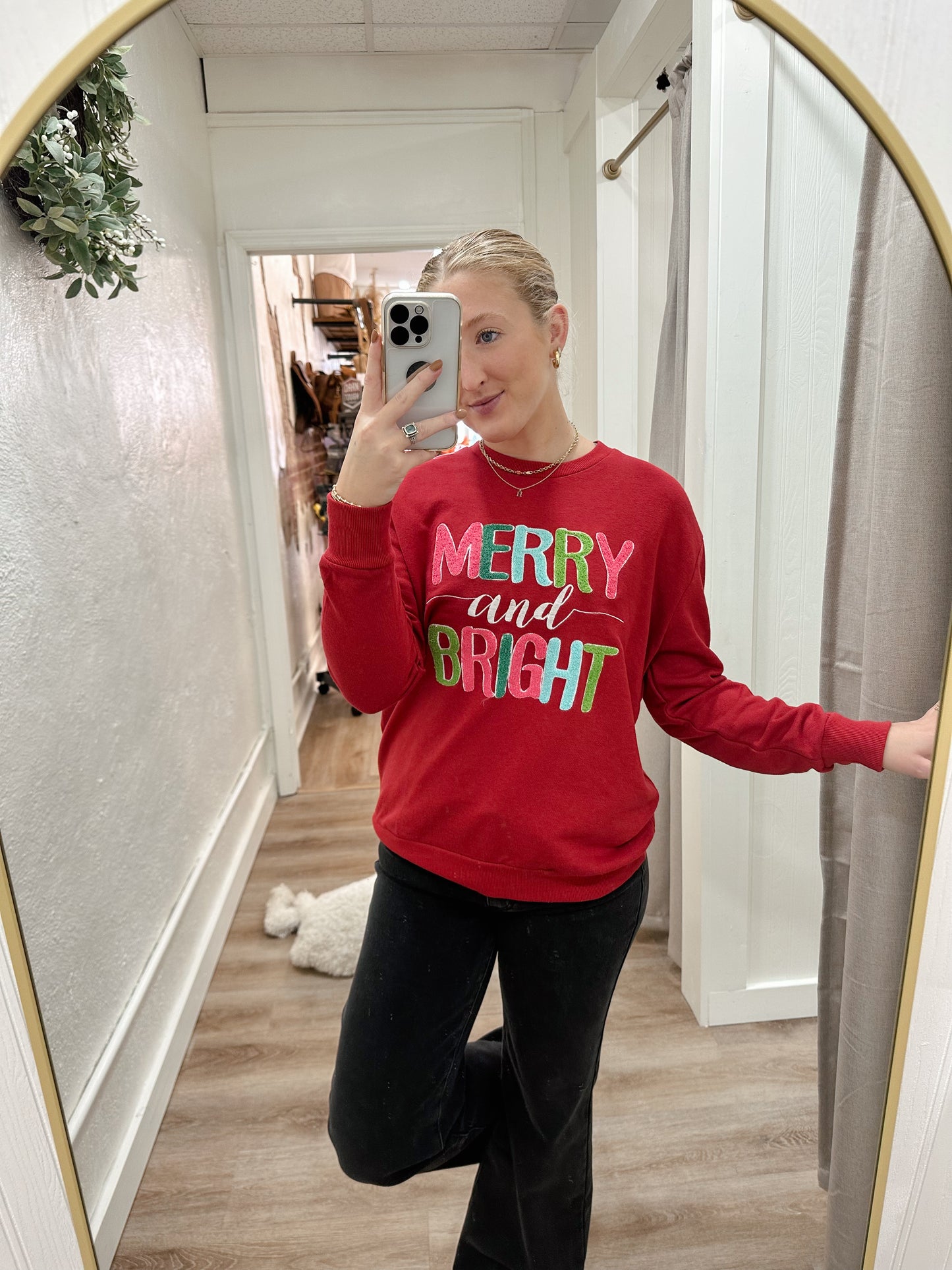 MERRY & BRIGHT SWEATSHIRT