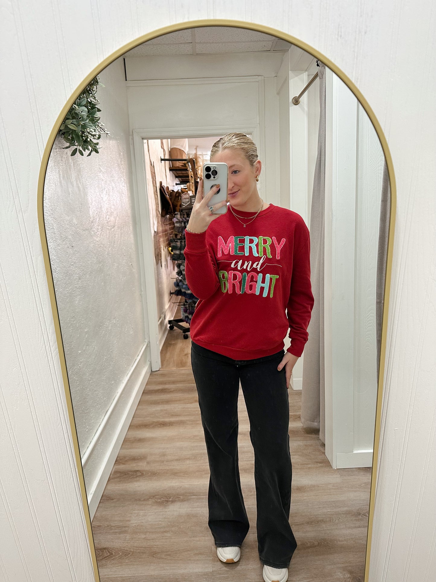 MERRY & BRIGHT SWEATSHIRT