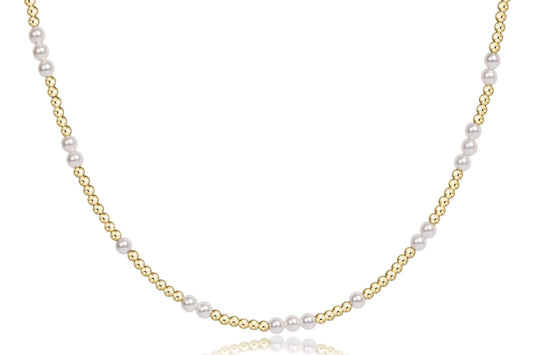 Choker Gold - Hope Unwritten Pearl 3mm