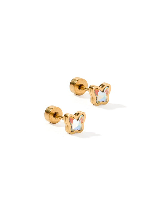 BELLA BUTTERFLY- SCREWBACK STUD
