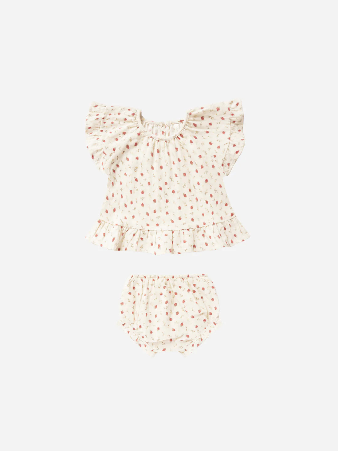 BUTTERFLY TOP + BLOOMER SET || STRAWBERRY FIELDS