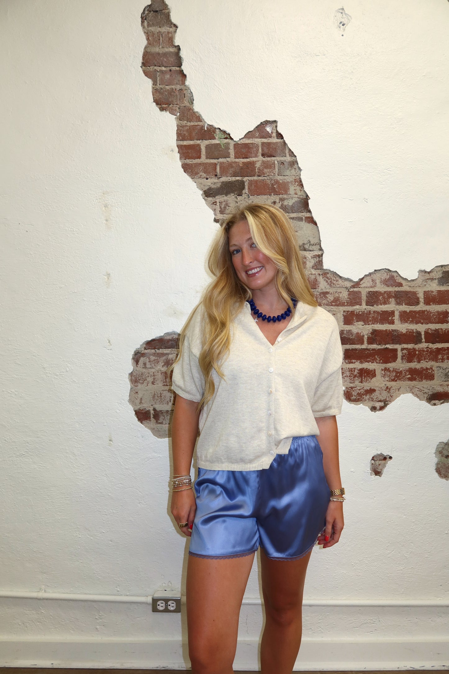 LIA SATIN SHORTS