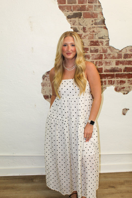 SPOTTED OUT DRESS