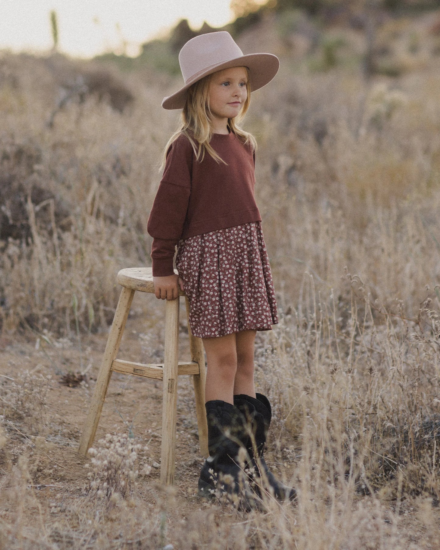 SWEATSHIRT DRESS || ROSETTE