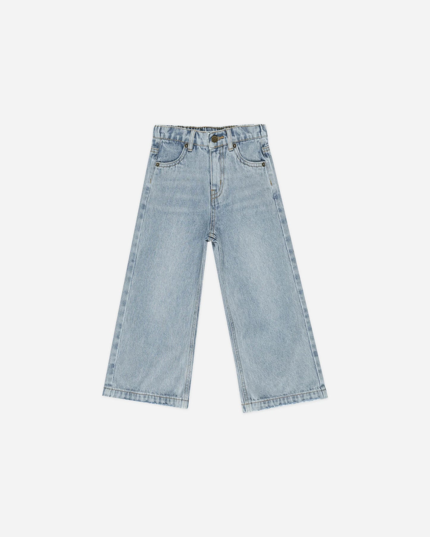 STRAIGHT LEG PANT || LIGHT WASHED DENIM