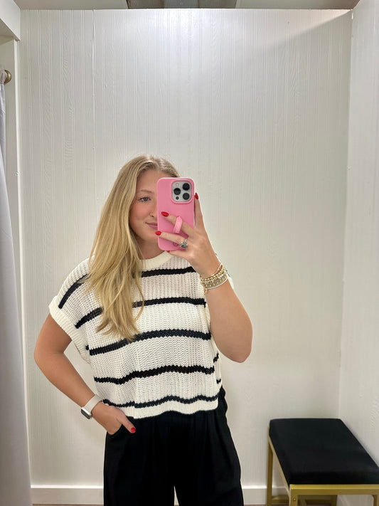 ALL OUT STRIPED TOP