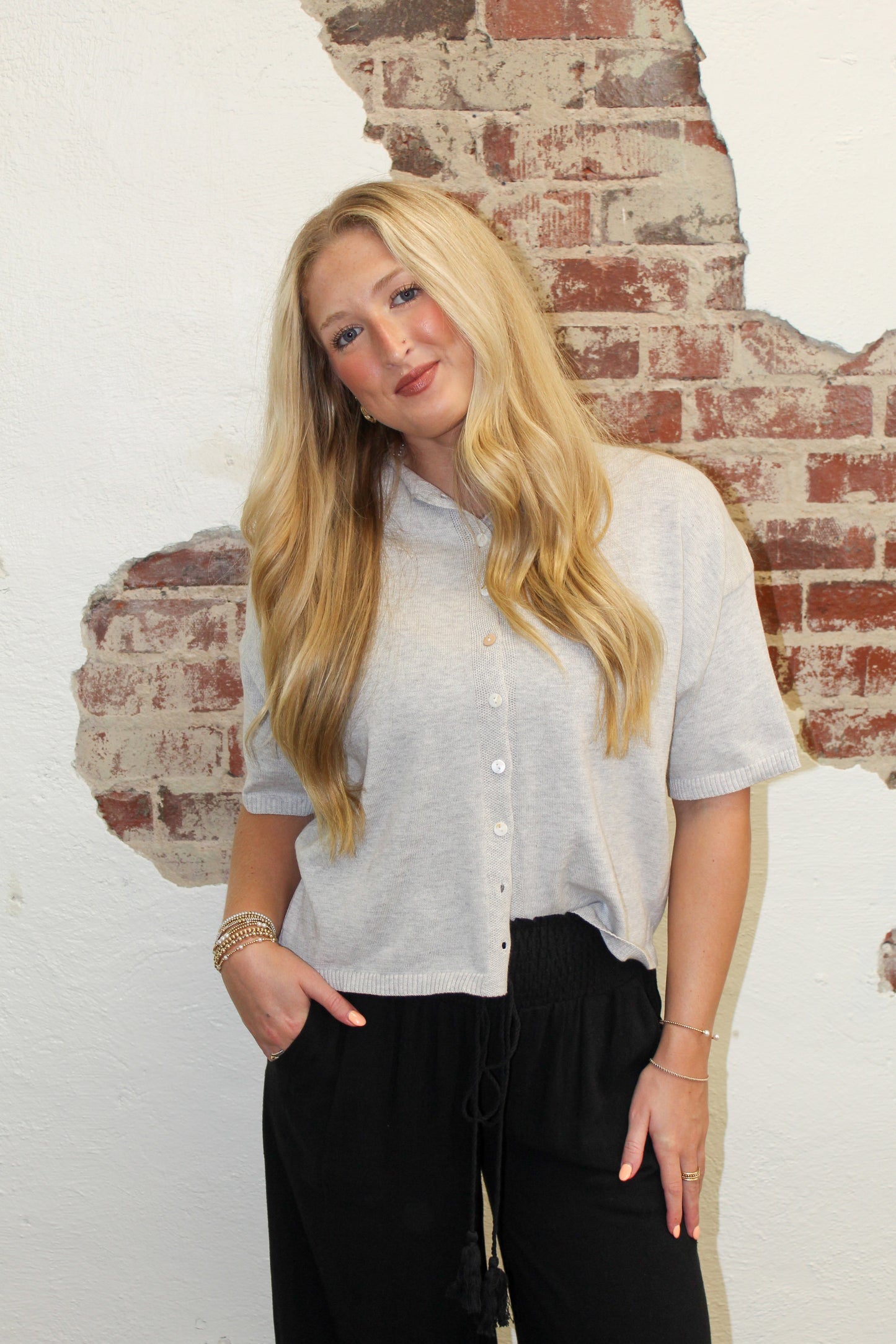 LOGAN CARDIGAN | HEATHER GREY