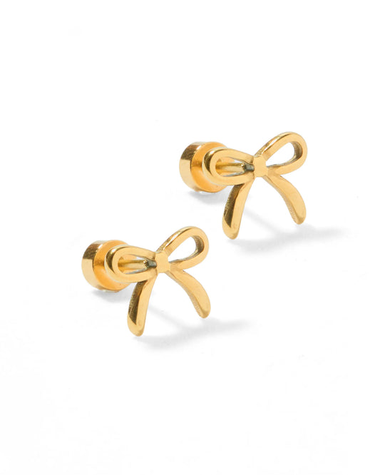 SADIE BOW- SCREWBACK STUD