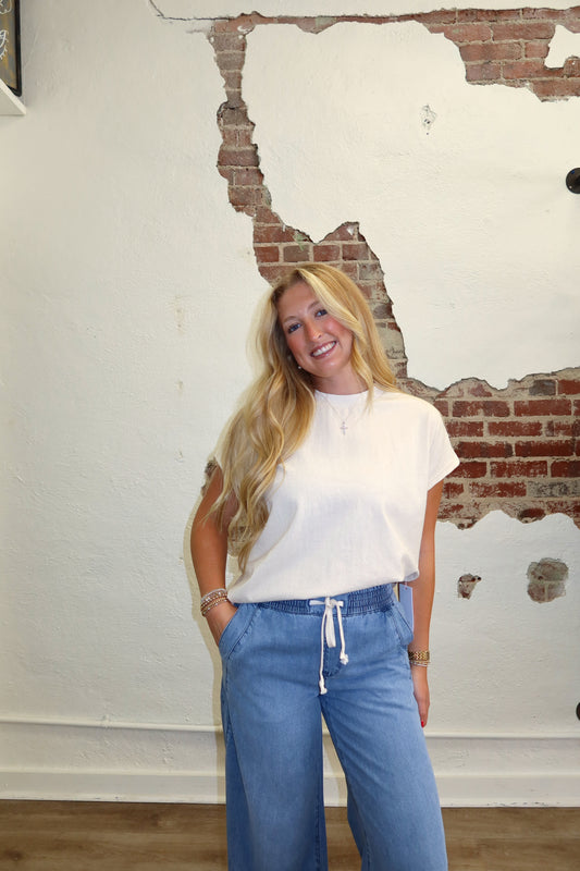 OVERSIZED MUSCLE TEE