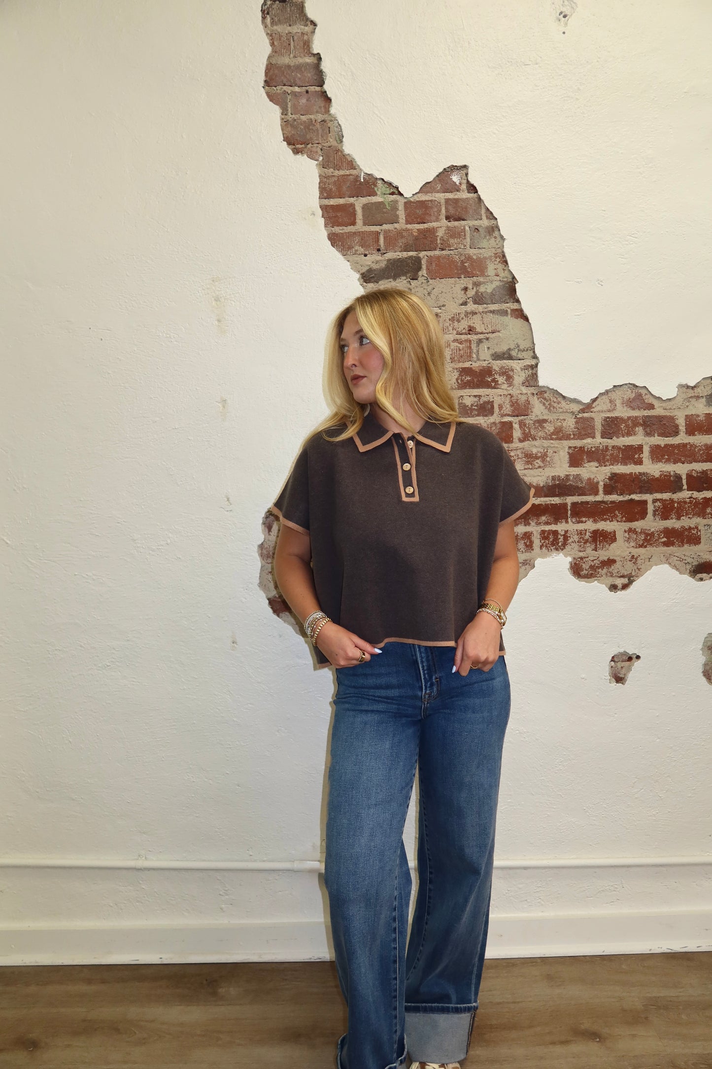The Oxford Knit Top