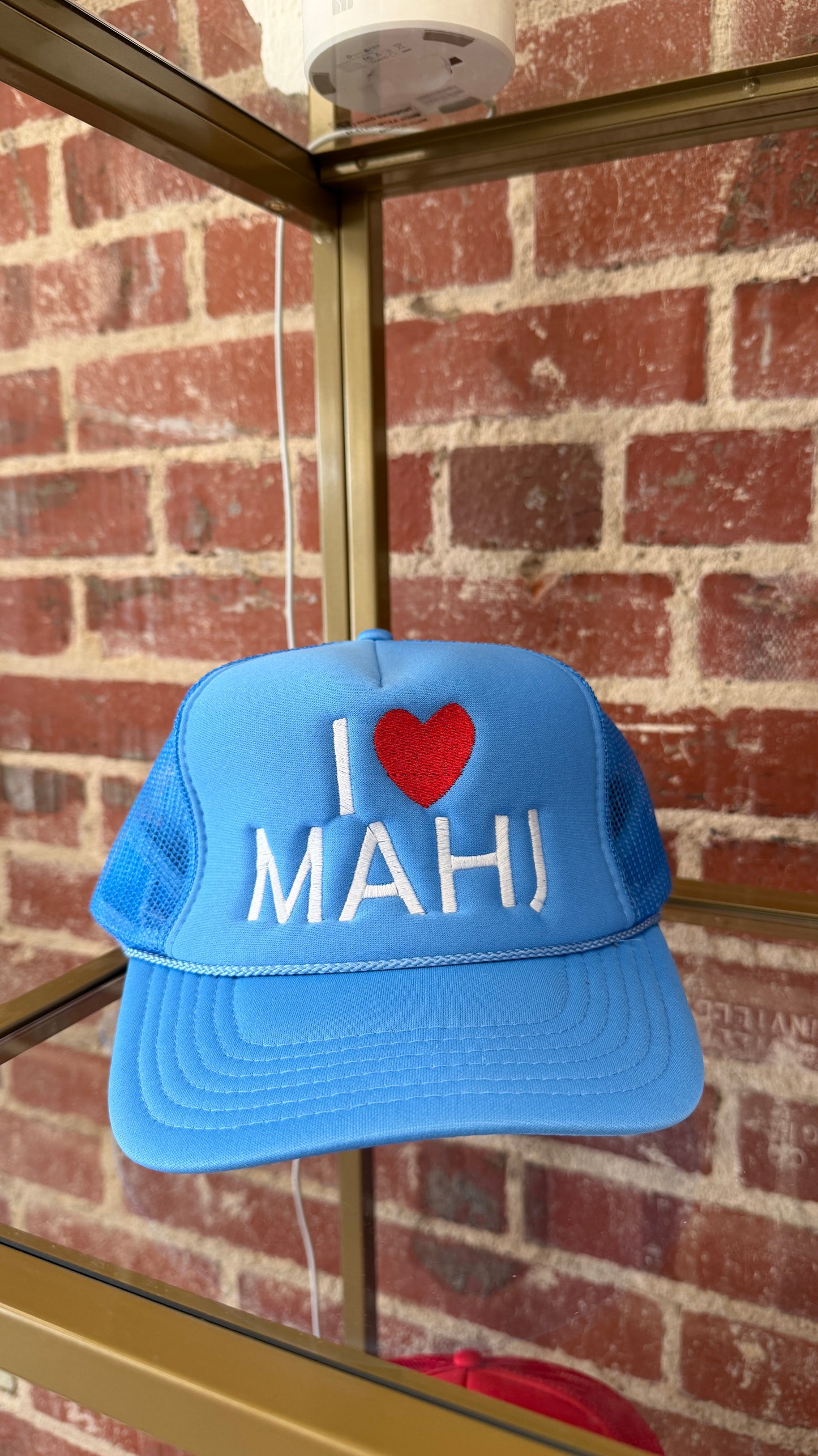 I HEART MAHJONG TRUCKER HAT