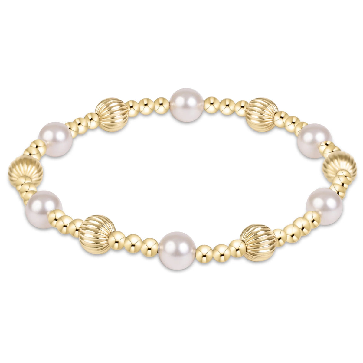 Extends Dignity Sincerity Gold 6mm - Pearl