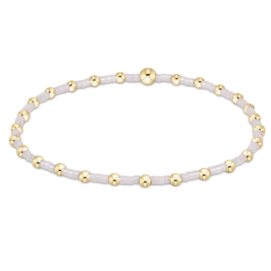 HOPE SINCERITY BRACELET- SILKY WHITE